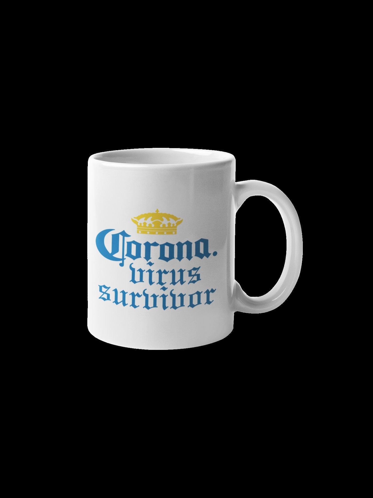 Corona Virus survivor coffee mug